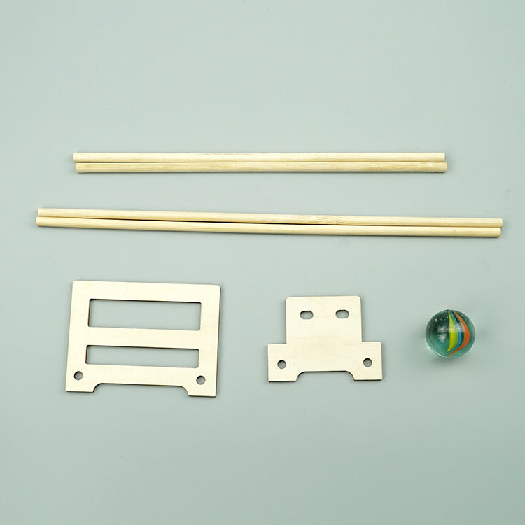 DIY double track strange slope primary school children wooden educational toys scientific experiment science and education model wholesale
