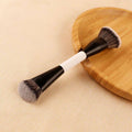 Factory direct hot selling cangzhou multifunctional blush brush, beauty tool brush, single pack portable double-ended contouring brush, makeup brush