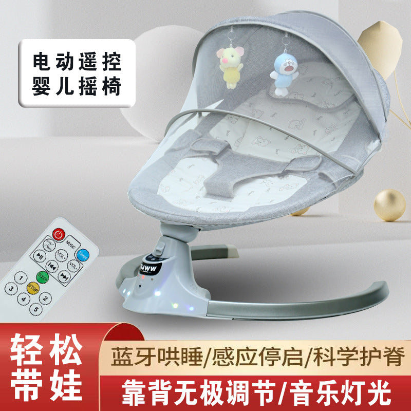Baby Rocking Chair Baby Rocking Chair Baby Sleeping Chair Newborn Rocking Bed Electric Cradle Soothing Chair