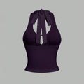 summernew arrivalsexyhalter camisole women's silmslimming lookbacklesstie backsexyultrashorttops