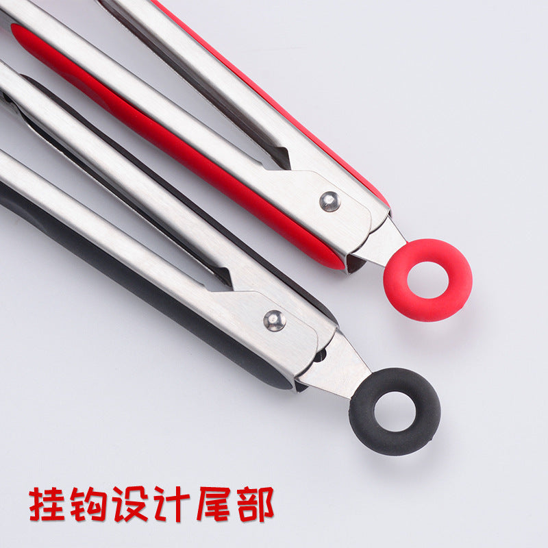 Cross-border kitchen utensils, food clip, silicone food clip, barbecue clip, steak clip, bread clip, grilled meat, fried fish clip, household