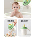 Wholesale cartoon shampoo cups, kids' shampoo cups, dinosaur shampoo spoons, baby bath water scoops, plastic infant water ladles