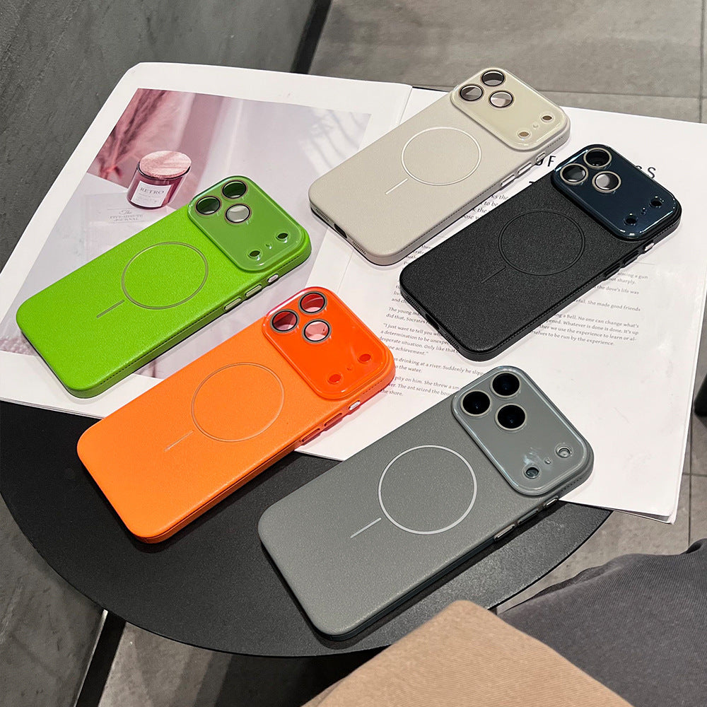 Suitable for apple 17promax magnetic phone case supports iphone16plus protective cover 15 magnetic phone case