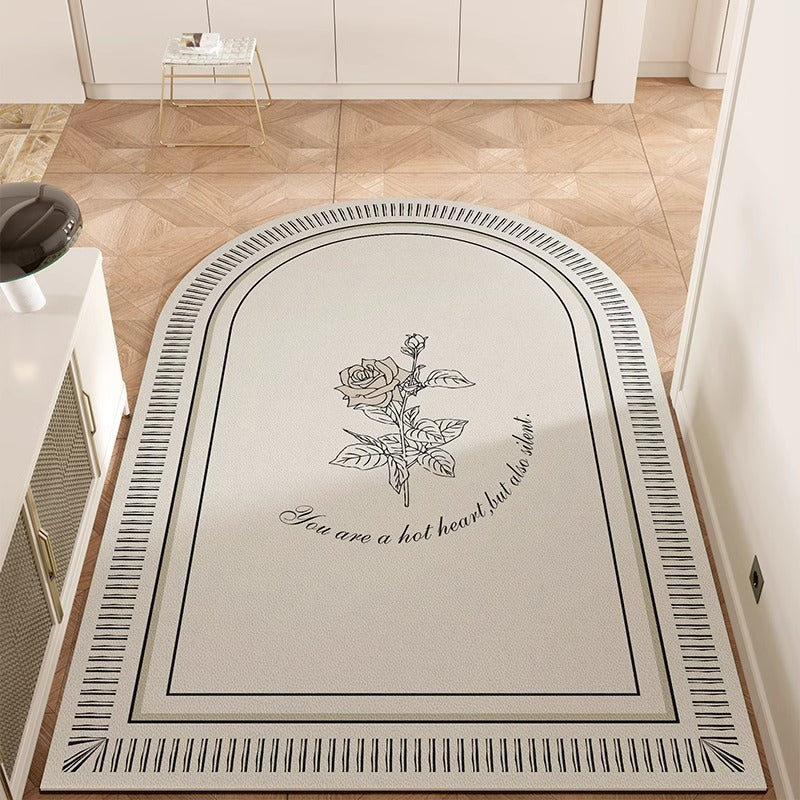 High-end doormat for entryway, home anti-slip floor mat,  new style, minimalist modern luxury, no-wash
