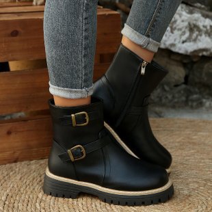 spring/autumn new arrival: thick-soled martin boots for cross-border e-commerce. plus sizes available. price difference: $0.67. wholesale options available. dropshipping to  and