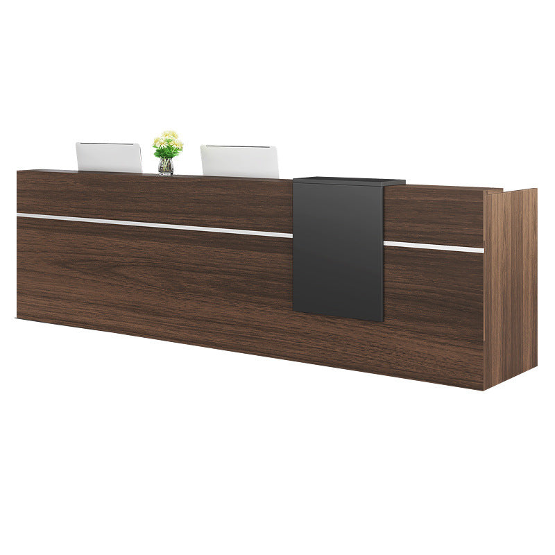 Front desk desk, light luxury real estate, kindergarten reception desk, bar, simple modern office desk, high-end sense