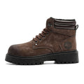 Boots men's british american rhubarb retrofleece-lined short boots men's workwear high-top heattechwinter snow cotton shoes