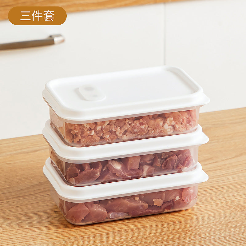Kitchen Food Refrigerator Storage Box Transparent Sealed Fruit Food Fresh-keeping Box Food Grade Plastic Japanese Bento Box