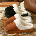 2025 new women's warm cotton slippers for home, autumn/winter fuzzy indoor slippers, men's winter thick-soled house slippers
