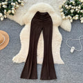 K-stylehigh waist pleated casual pants straight-leg pants for women springnew arrivalwork clothing silmslimming look to show leg lengtheasiest for matchpants