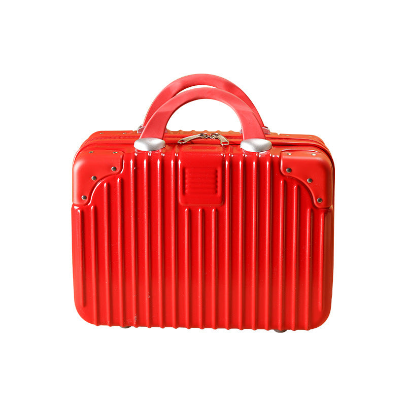 Portable cosmetic case, high-value 14-inch suitcase, small mini suitcase, gift box, gift printing logo.