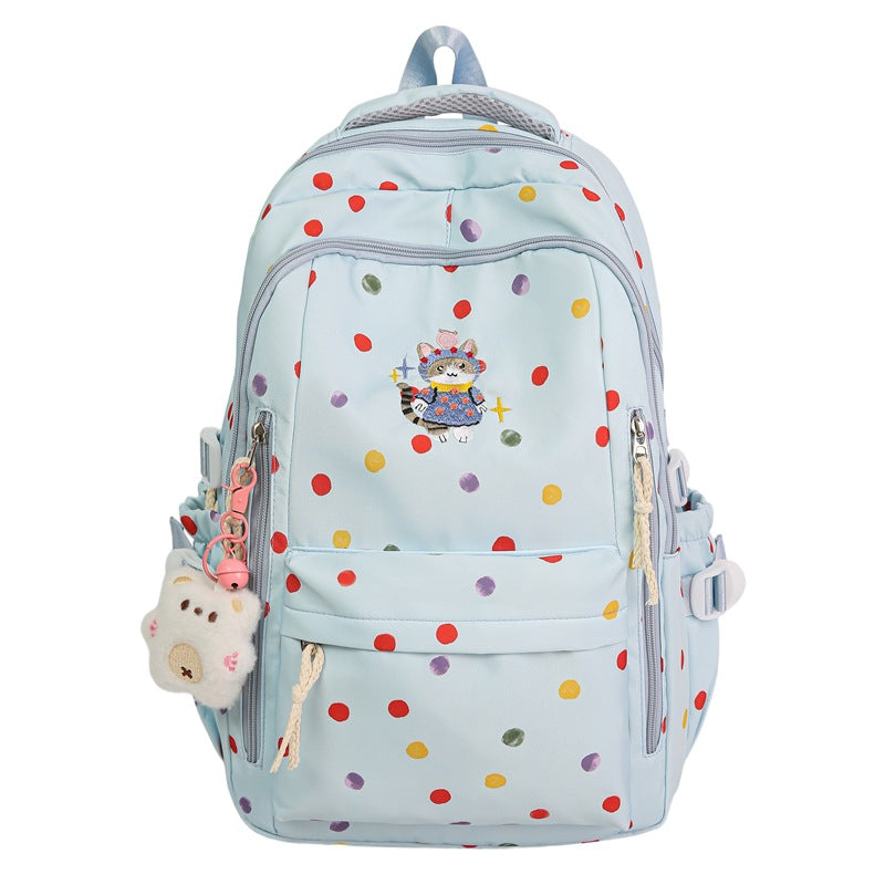 Small fresh Korean version backpack new simple female student schoolbag large capacity lightweight backpack