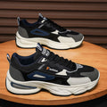 Spring men's new breathable mesh youth sports shoes korean style trendy versatile thick sole casual dad shoes