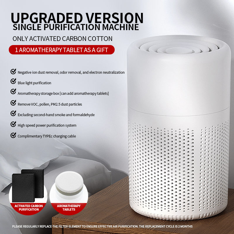 air purifier for home formaldehyde removal and odor removal purifier desktop indoor dust removal usb air purification