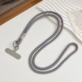 Adjustable buckle pure color mobile phone lanyard cross-body halter dual-purpose nylon rope woven strong and durable anti-lost anti-fall
