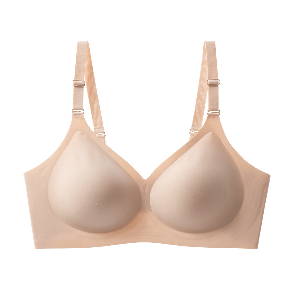 foreign trade wholesale women's seamless bra push-up push-up to collect secondary breasts to prevent sagging fashionplus size bra