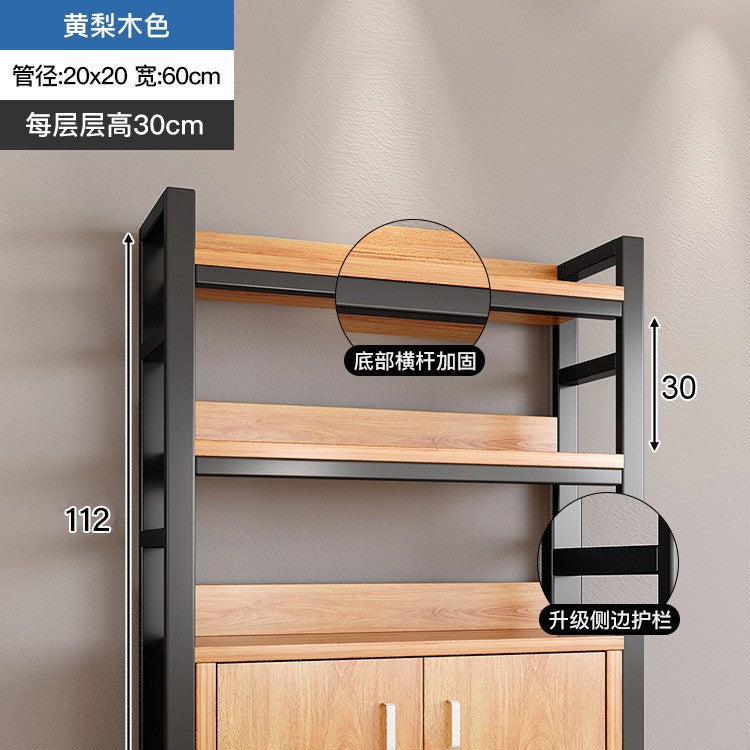Shelf Multi-layer storage shelf Floor-to-ceiling office locker Shelf Layered shelf Living room display Cabinet with door