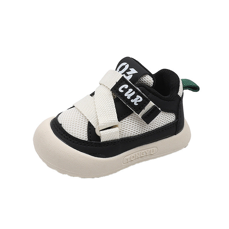 spring new arrivals: lightweight and breathable athletic running shoes for boys, korean style minimalist and versatile sneakers for girls