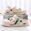 Men's clogs 2023 new anti-slip thick sole casual outdoor korean style beach soft sole closed-toe sandals
