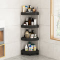 Triangular storage rack floor-standing kitchen corner bath bathroom shower corner multi-layer toilet storage rack