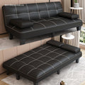 Foldable easy lazy sofa rental house living room apartment small apartment office double seater dual-purpose sofa bed