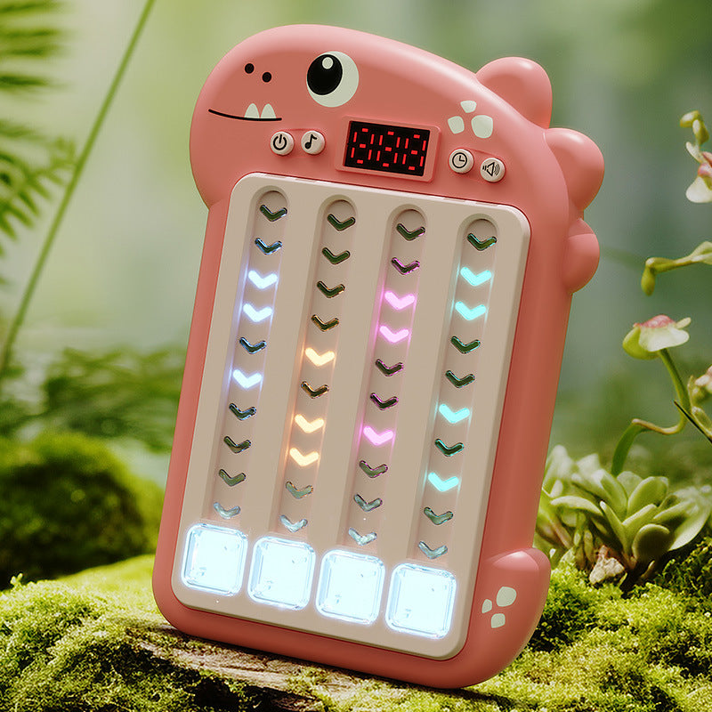 cartoon dinosaur rhythm master quick push game console puzzle dance game console breakthrough decompression kids toy