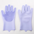 Pet bathing gloves dog bathing handy gadget bathing brush teddy plastic bathing gloves anti-scratch silicone gloves