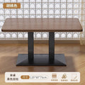 Commercial restaurant tables and chairs breakfast restaurant snack noodle shop long table milk tea barbecue restaurant one table four chairs combination dining chair