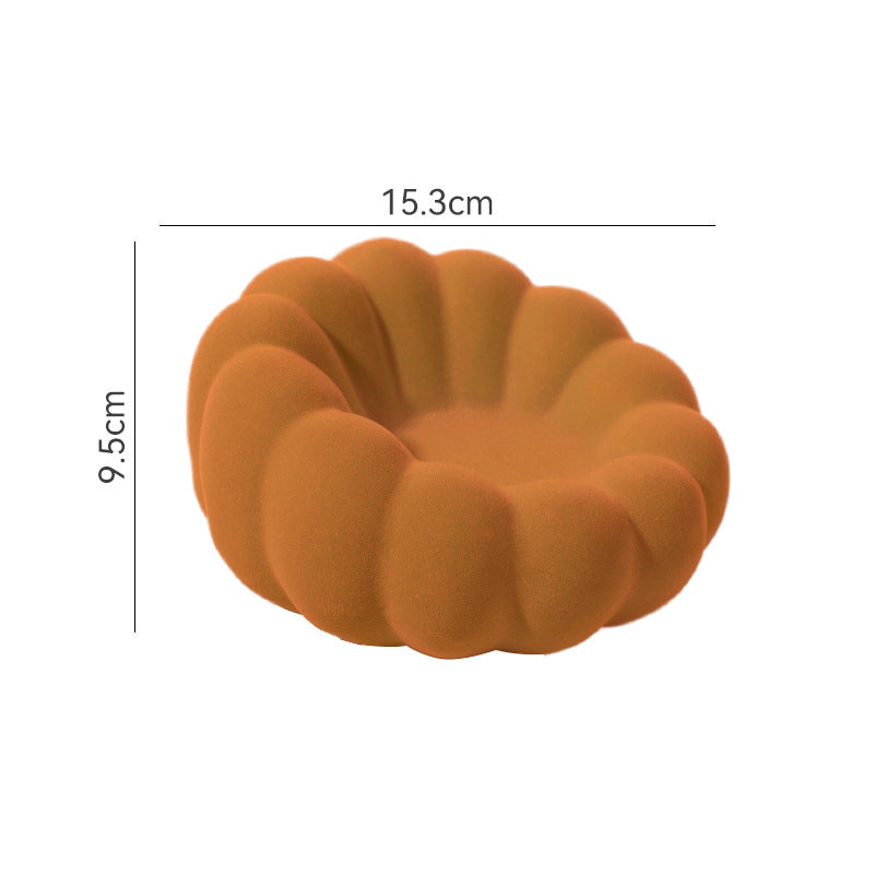 Creative stylish ceramic photo props jewelry storage key ring ceramic props plate entrance storage ceramic plate