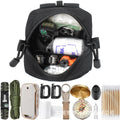 Tactical waist pack small medical kit edc tool pouch coin card holder molle attachment utility pouch