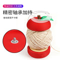 3d printed cartoon apple yarn spool double single axis home portable yarn rotating shaft holder tool