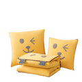 Dual-purpose pillow and quilt, two-in-one cartoon embroidered office pillow, car all year round model, for home single air-conditioning quilt