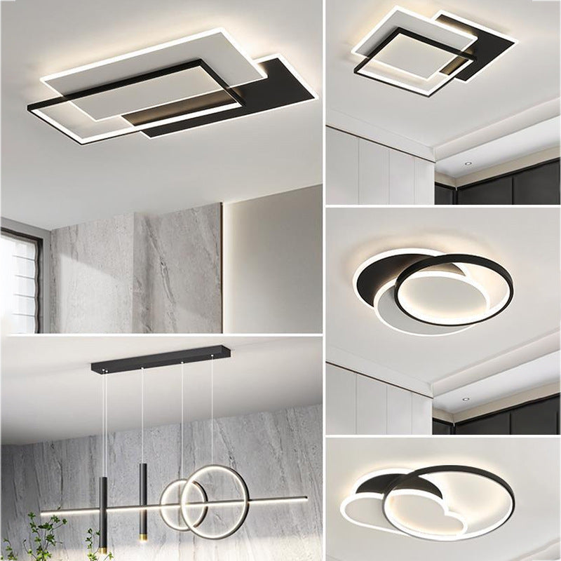 Living room ceiling light 2025 new full spectrum Zhongshan lighting modern simple creative minimalist whole house package