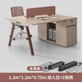 Saint li office desk and chair set - 4/6 seater minimalist modern office table with partition workstation computer desk