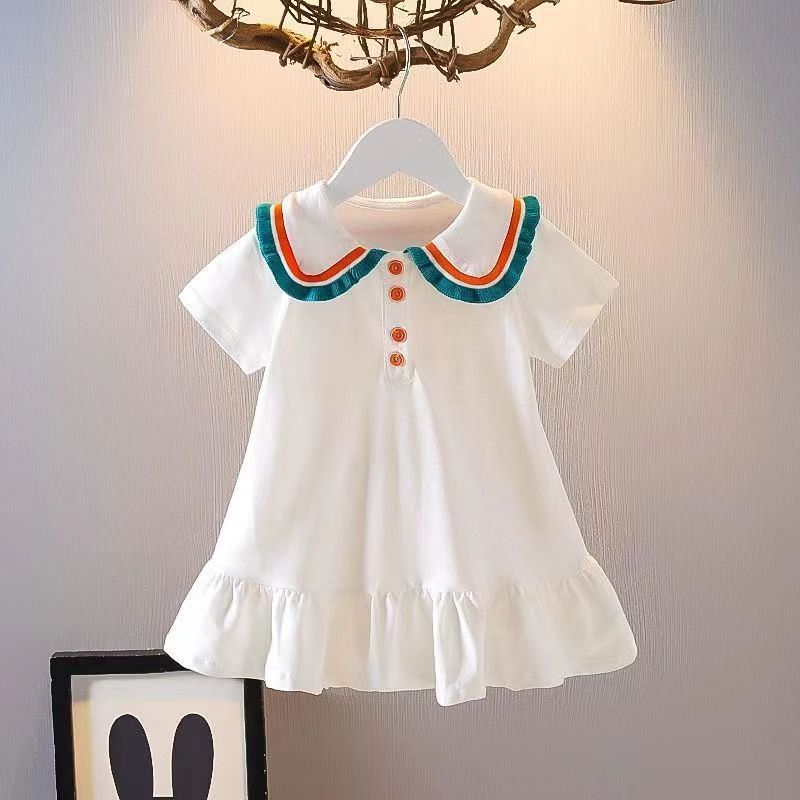 Girls' dresses summer  new style chic kids princess dress trendy baby girl summer dress fashionable