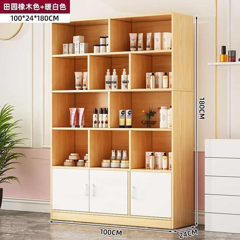 Cosmetics display cabinet, beauty salon product display cabinet, wine cabinet, supermarket, nail salon display rack, multi-layer storage rack