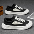 Men's breathable canvas shoes 2025 winter new low-top athletic casual shoes men's soft sole versatile thick sole sneakers