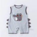 Baby cartoon cute infant romper summer outfit sleeveless lightweight unisex baby bodysuit for outdoor wear