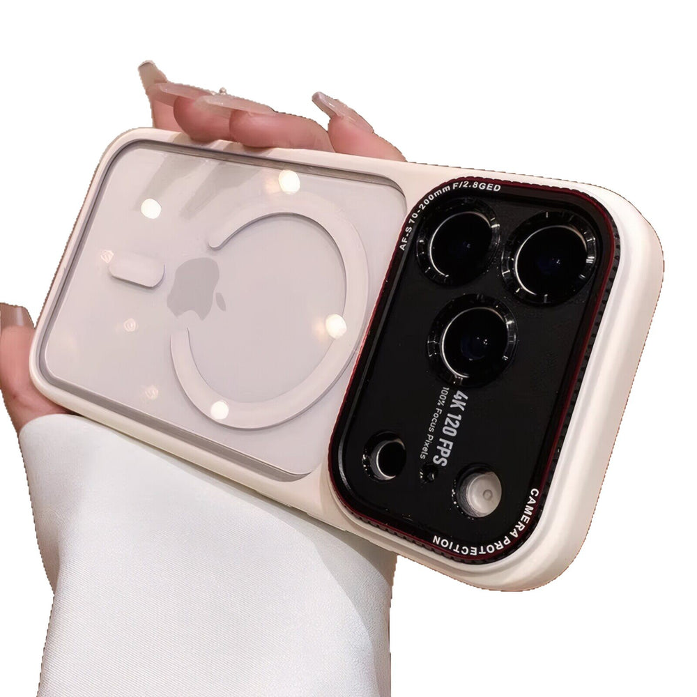 Large window suitable for iphone17 mobile phone case leica transparent magnetic suction apple 16/15promax/14 protective cover