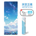 2024 new high-value yoga mat - non-slip, women's, extra wide 80cm, fitness shock absorption, thickened, soundproof yoga mat - tpe