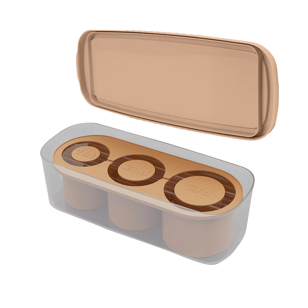 Adapted to Stanley Bingba Cup Ice Grid Multifunctional Leak-proof Medicine Box Storage Coffee Funnel, Straw Silicone Cup Lid