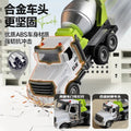 Kids' construction engineering toys - alloy dump truck, mixer truck, crane, excavator, log loader, and transporter - ages 3-6
