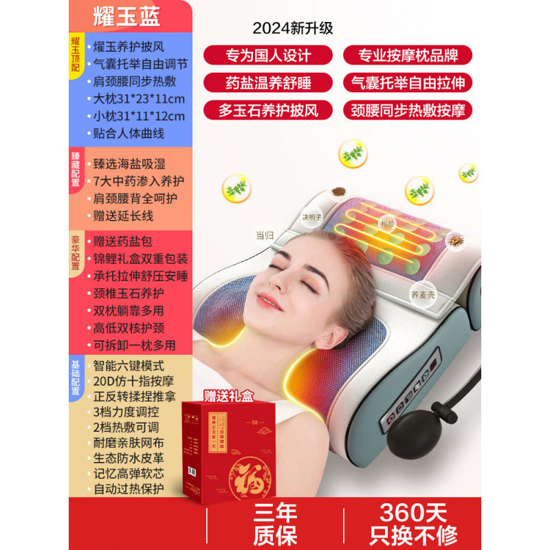 Wholesale massage pillow - electric multifunctional massager for neck, lumbar, back, and shoulder relief