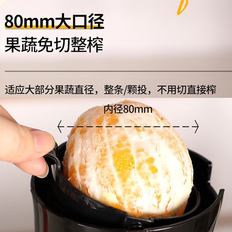 Juicer for home slag juice separation vegetable multifunctional slow grinding automatic large diameter juice machine fruit juice machine cross-border