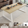 New chinoiserie tea table all-in-one complete set with chair casual coffee table for home living room tea table iron leg board table tea table