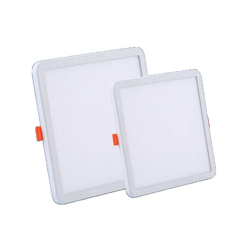 Ultra-thin downlight led square living room 3w12w barrel light ceiling embedded ceiling spotlight panel light grids hole light