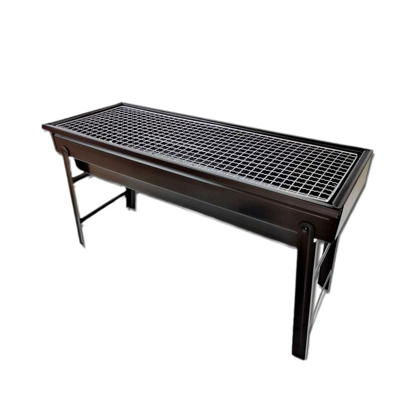 bbq grill, portable folding outdoor camping bbq, multifunctional charcoal grill for home use