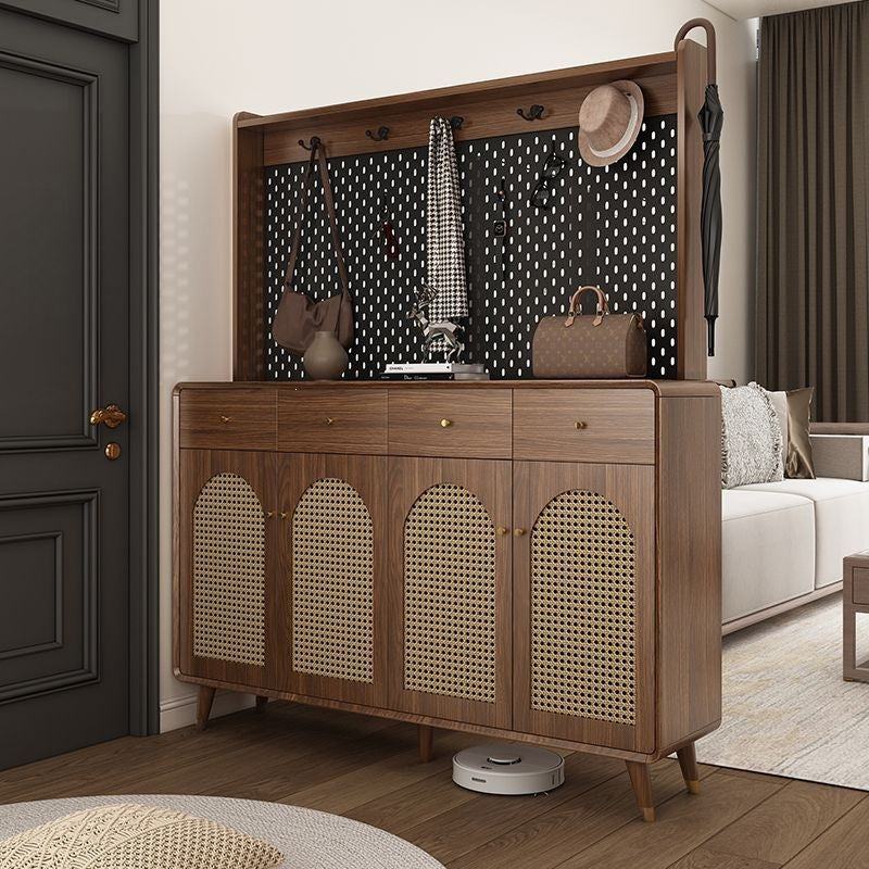 Medieval style shoe cabinet american for home entrance shoe cabinet entrance cabinet living room storage cabinet small apartment with perforated board