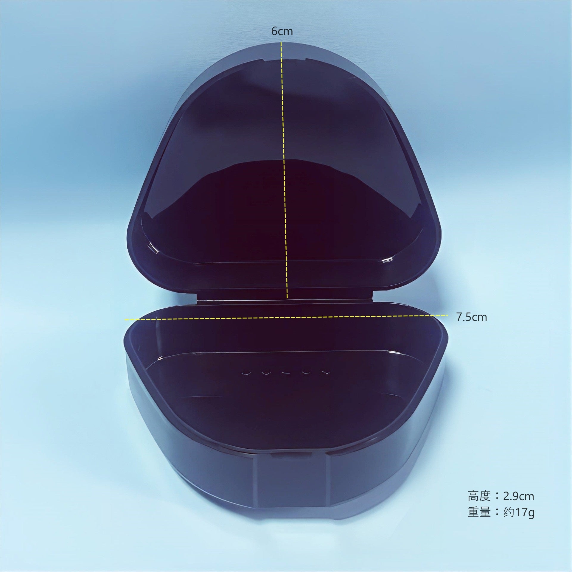 [Strict selection] Tooth storage box, retainer storage box, ultra-transparent pp plastic box, denture box, braces, storage box