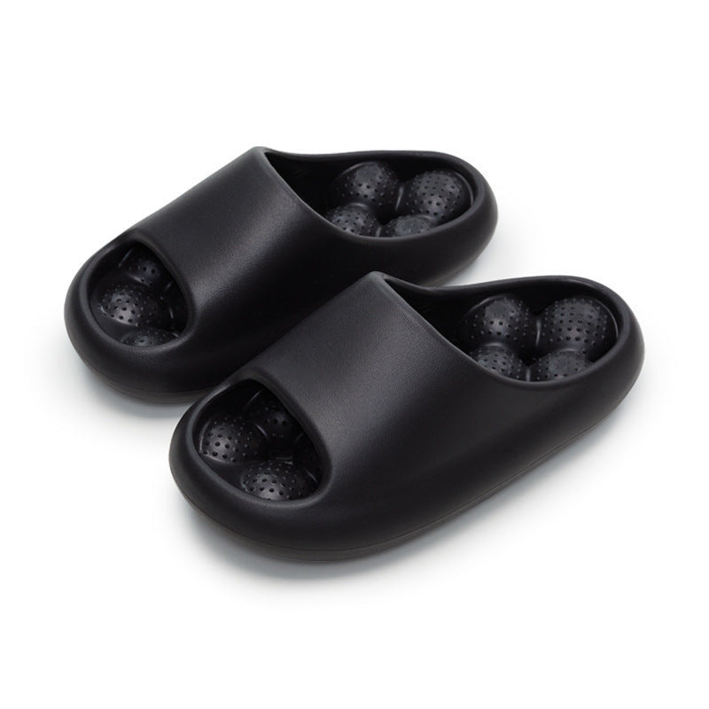 New "cloud-like" massage slippers for women - summer indoor home, couple's bathroom, anti-slip, leak-proof, soft sole sandals